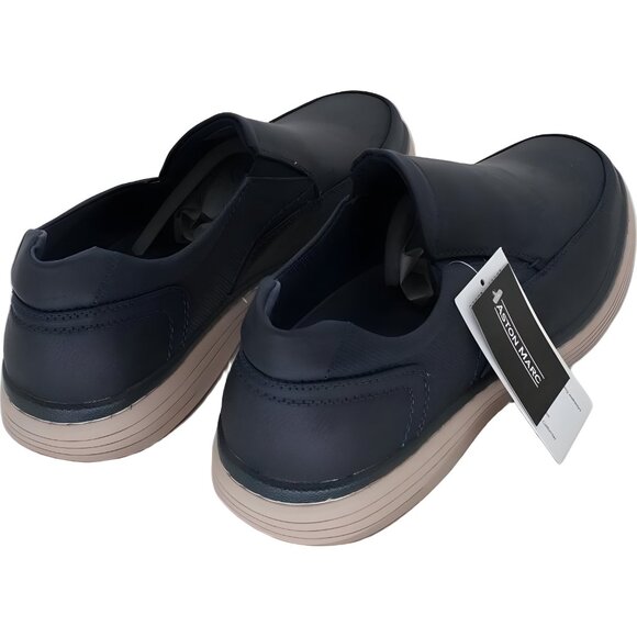 Aston Marc Galt Navy Slip-On Casual Low-Top Sneakers for Men, Men's US 11M - Picture 3 of 6